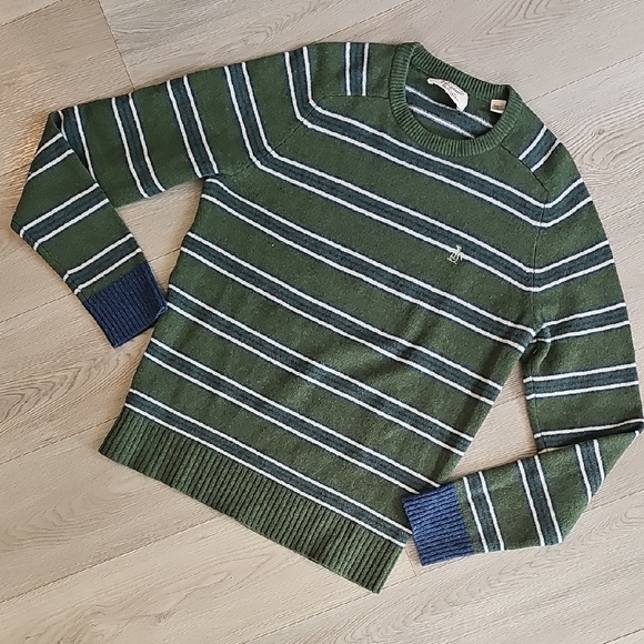 An Original Penguin Lambswool Crewneck Pullover Sweater, Small - Picture 1 of 14